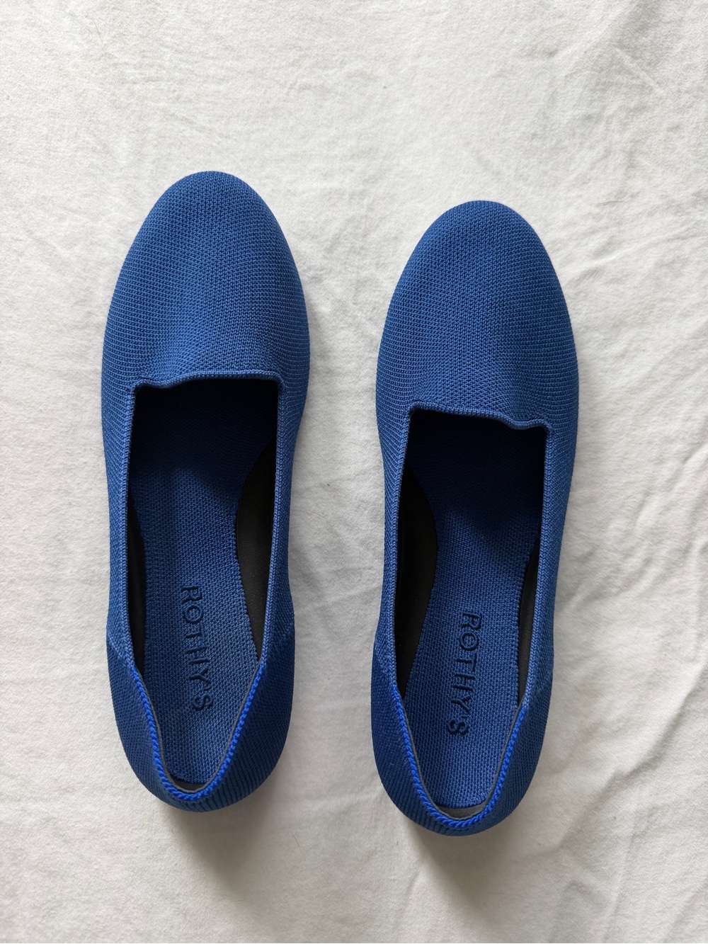 Rothy's Women's Royal Blue Knit Slip-On The Flat